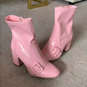 Powder Pink Sugar Thrillz Plastic Booties